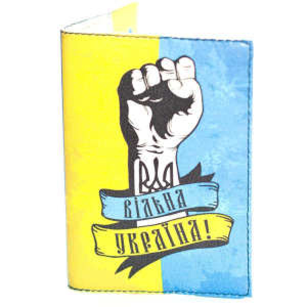 Обложка для паспорта "Вiльна Україна", фото 1, цена 120 грн